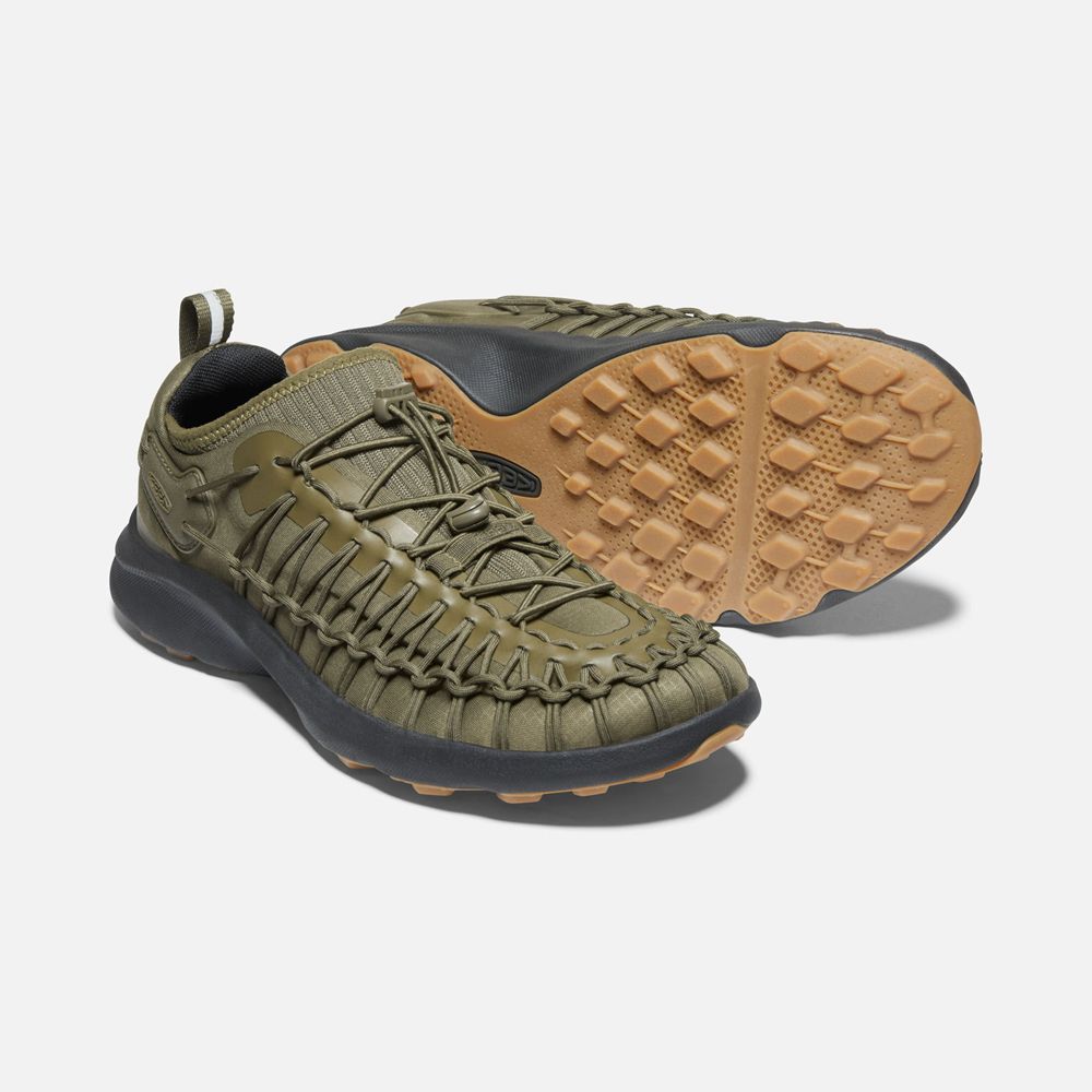 Baskets Keen Homme Vert Olive/Noir | Uneek Snk | LJXMK-7359